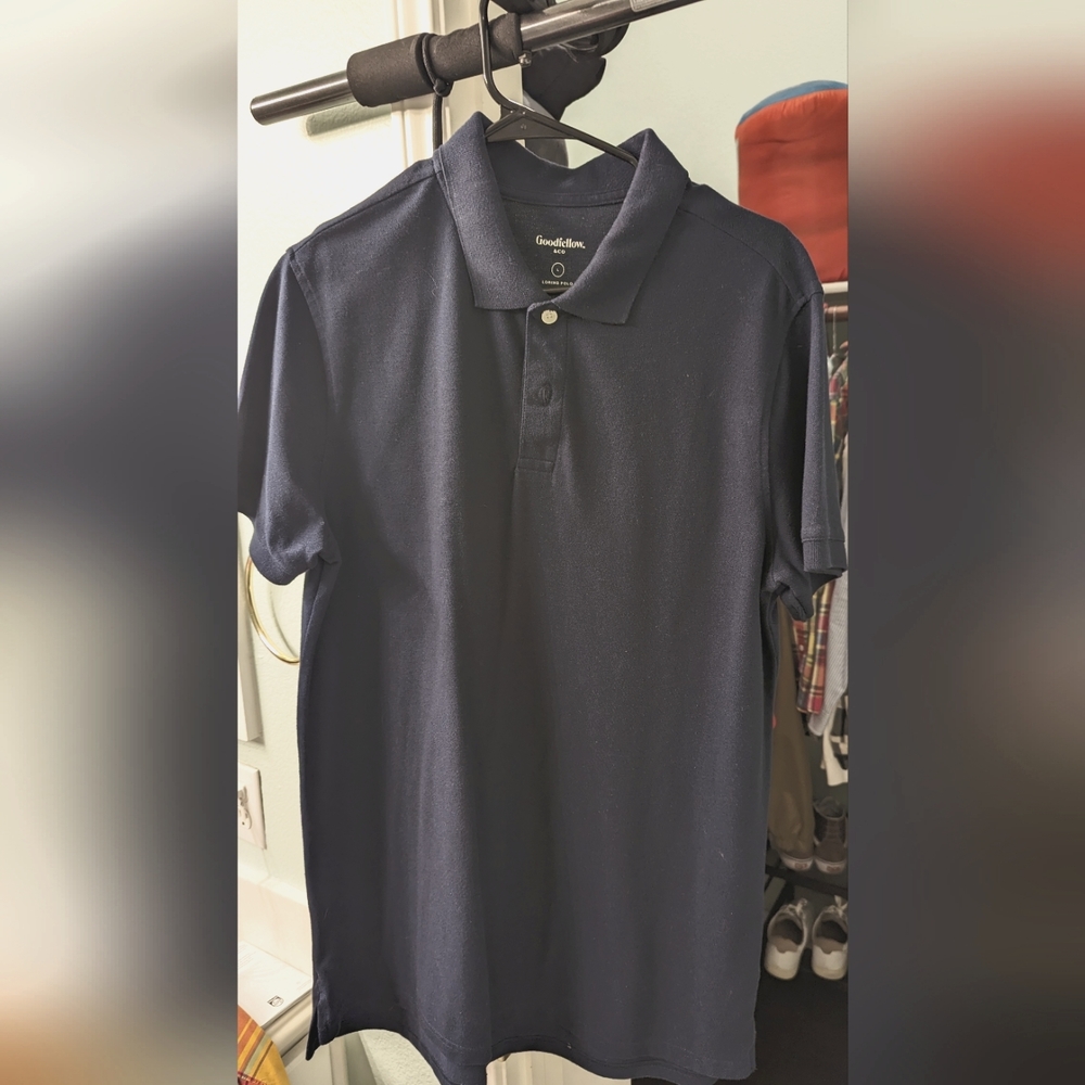 Blue Polo Shirt- Short Sleeve